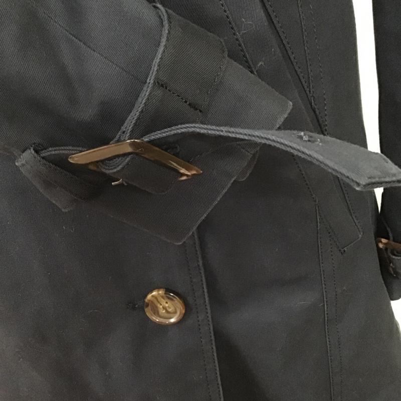 マウジー MOUSSY コート トレンチコート 0107S130-2510 1 無地 紺 / ネイビー / レディース USED 古着 中古 10076291