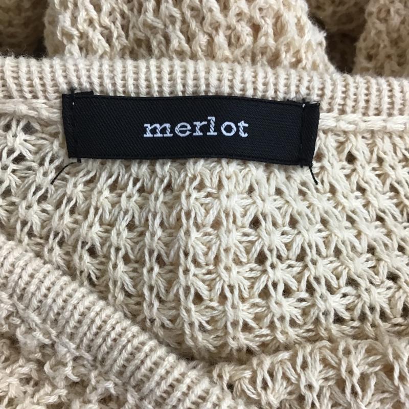 メルロー merlot ニット、セーター 長袖 無地 マルチカラー / マルチカラー / レディース USED 古着 中古 10076296