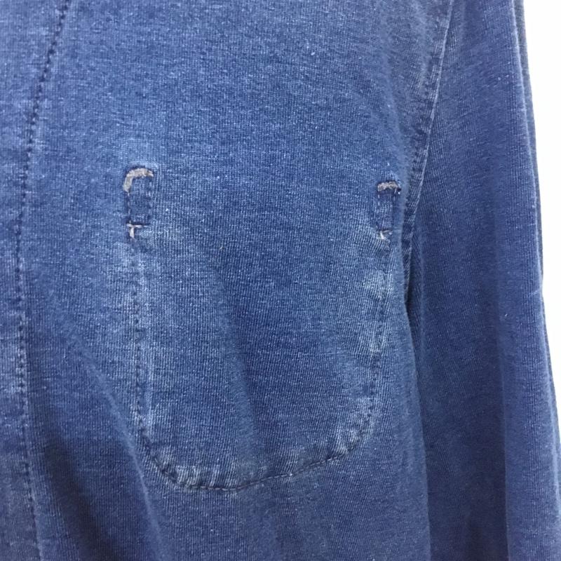 インディゴス IN.DI.GO.S ジャケット、上着 ジャケット、ブレザー ショップコート L 無地 インディゴ / インディゴ / メンズ USED 古着 中古 10076314