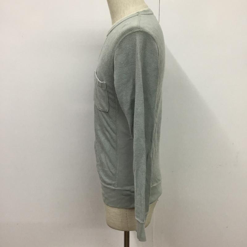ヘルスニット Healthknit カットソー 長袖 81-3-3833-1641 S 無地 灰 / グレー / メンズ USED 古着 中古 10076315