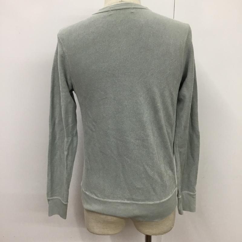 ヘルスニット Healthknit カットソー 長袖 81-3-3833-1641 S 無地 灰 / グレー / メンズ USED 古着 中古 10076315
