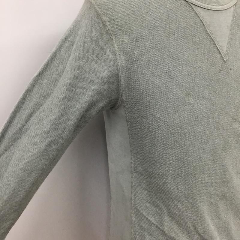 ヘルスニット Healthknit カットソー 長袖 81-3-3833-1641 S 無地 灰 / グレー / メンズ USED 古着 中古 10076315