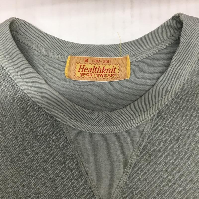 ヘルスニット Healthknit カットソー 長袖 81-3-3833-1641 S 無地 灰 / グレー / メンズ USED 古着 中古 10076315