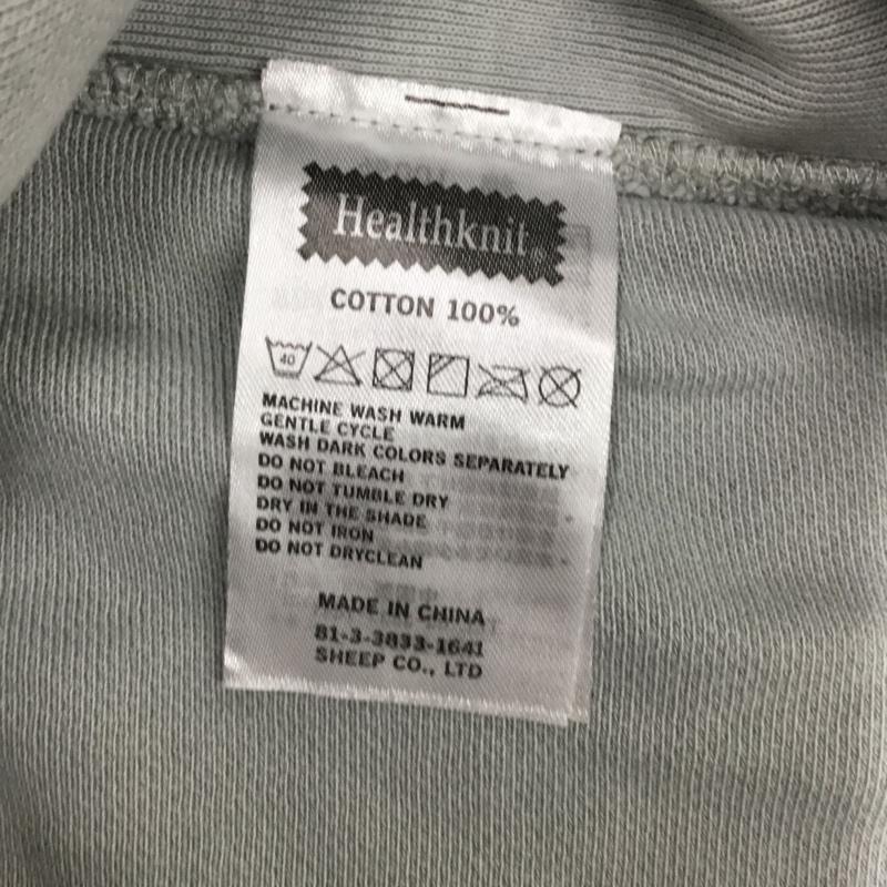 ヘルスニット Healthknit カットソー 長袖 81-3-3833-1641 S 無地 灰 / グレー / メンズ USED 古着 中古 10076315