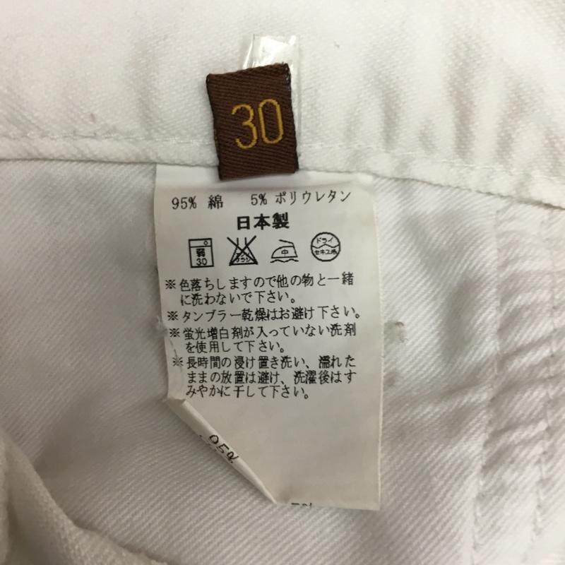 ノティファイ NOTIFY パンツ ショートパンツ 30 ロゴ、文字 白 / ホワイト / メンズ USED 古着 中古 10076323