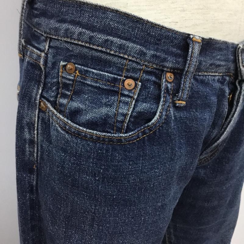 リベットアンドブルー Rivet&Blue パンツ デニム、ジーンズ 6105020 29インチ Gパン 29インチ 無地 青 / ブルー / メンズ USED 古着 中古 10076329