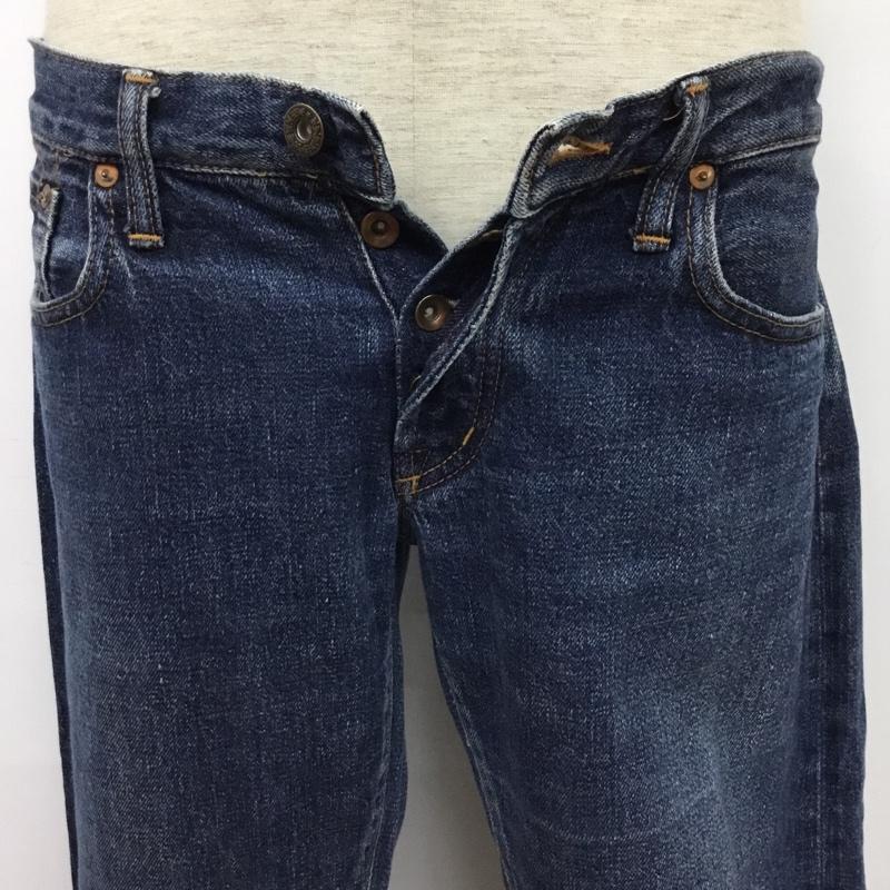 リベットアンドブルー Rivet&Blue パンツ デニム、ジーンズ 6105020 29インチ Gパン 29インチ 無地 青 / ブルー / メンズ USED 古着 中古 10076329