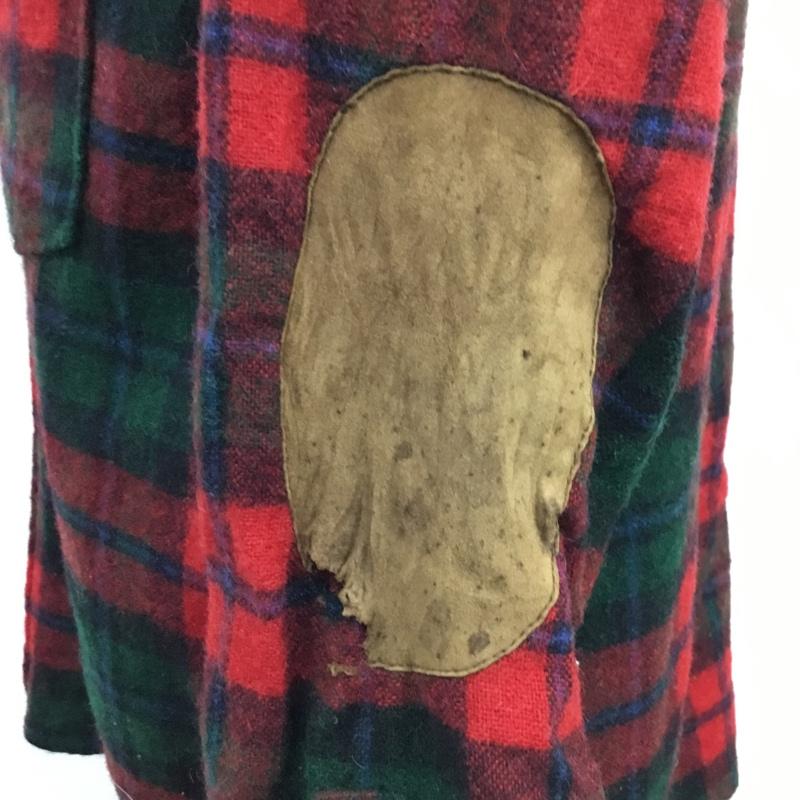 ウールリッチ WOOLRICH シャツ、ブラウス 長袖 エルボーパッチ チェック 赤 / レッド / X 緑 / グリーン / X 黒 / ブラック / X 青 / ブルー / メンズ USED 古着 中古 10076335