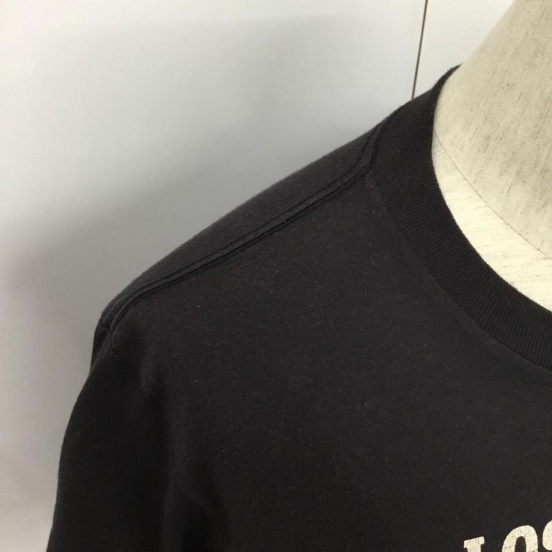 チャンピオン Champion Tシャツ 半袖 LOS ANGELES RAIDERS アメフト L プリント 黒 / ブラック / メンズ USED 古着 中古 10076358