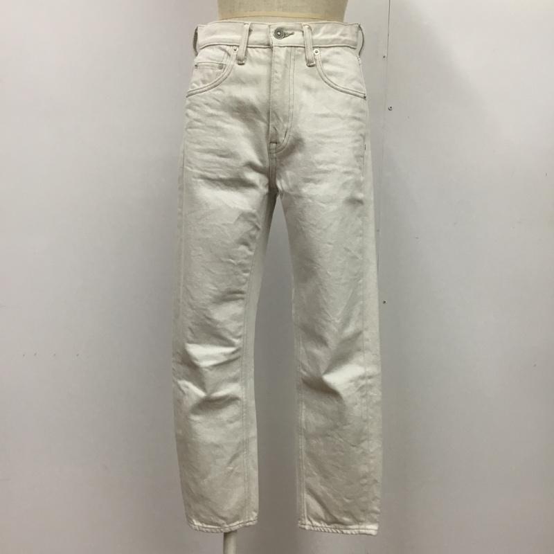 グリーンレーベルリラクシング green label relaxing パンツ デニム、ジーンズ 34 無地 白 / ホワイト / レディース USED 古着 中古 10076534