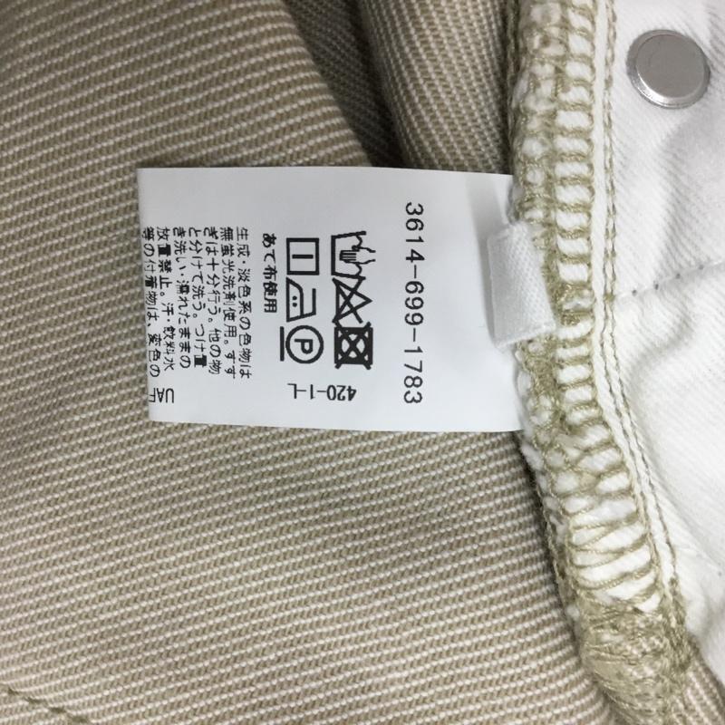 グリーンレーベルリラクシング green label relaxing パンツ デニム、ジーンズ 34 無地 白 / ホワイト / レディース USED 古着 中古 10076534