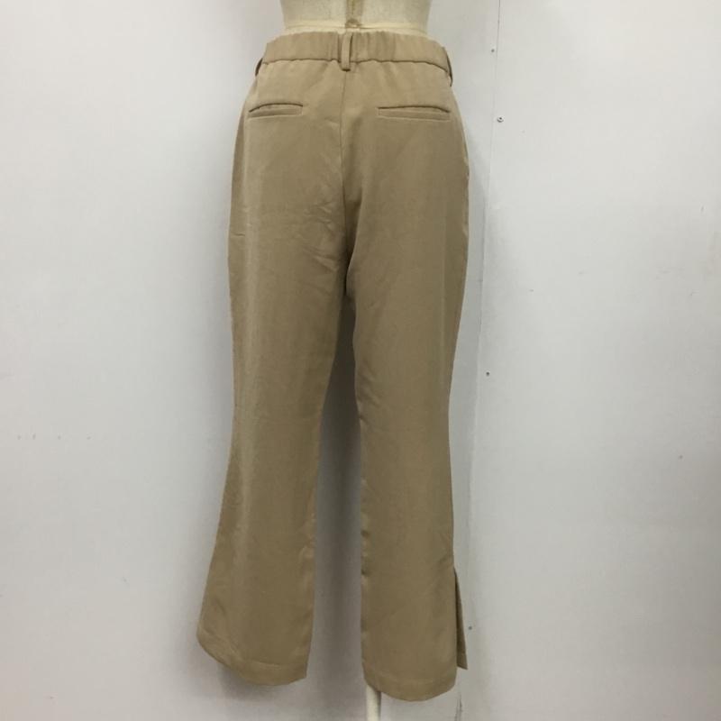 ジーナシス JEANASIS パンツ スラックス M 無地 ベージュ / ベージュ / レディース USED 古着 中古 10076538