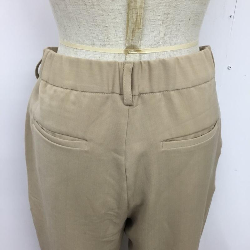 ジーナシス JEANASIS パンツ スラックス M 無地 ベージュ / ベージュ / レディース USED 古着 中古 10076538