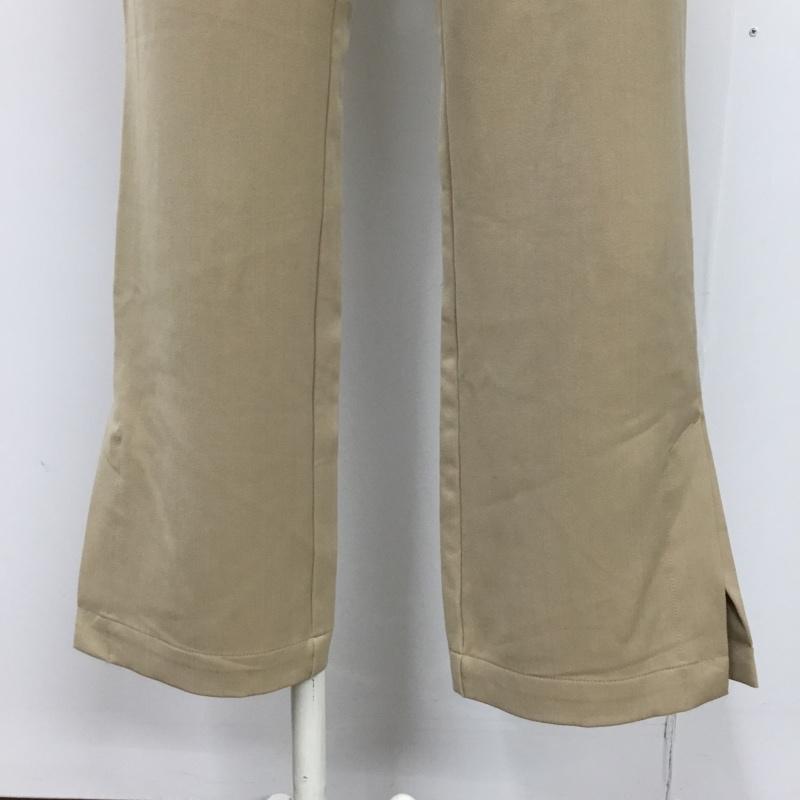 ジーナシス JEANASIS パンツ スラックス M 無地 ベージュ / ベージュ / レディース USED 古着 中古 10076538