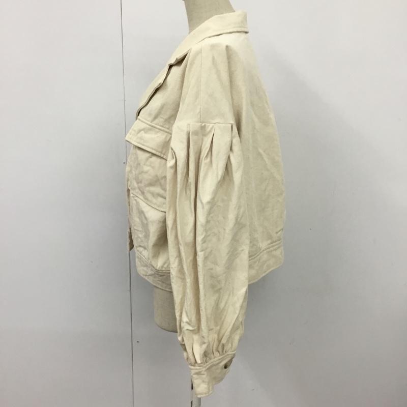 古着 USED ジャケット、上着 ジャケット、ブレザー mline FREE 無地 白 / ホワイト / レディース USED 古着 中古 10076568