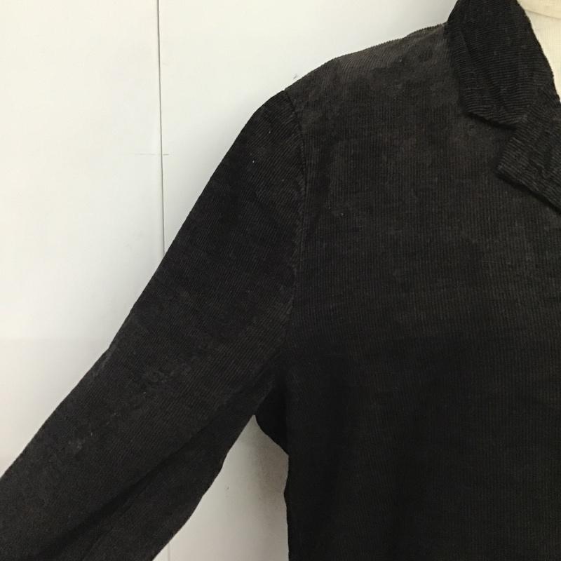 ネストローブ nest Robe ジャケット、上着 ジャケット、ブレザー 01183-1023 コットンリネン コーデュロイ FREE 無地 ダークブラウン / ダークブラウン / レディース USED 古着 中古 10076691