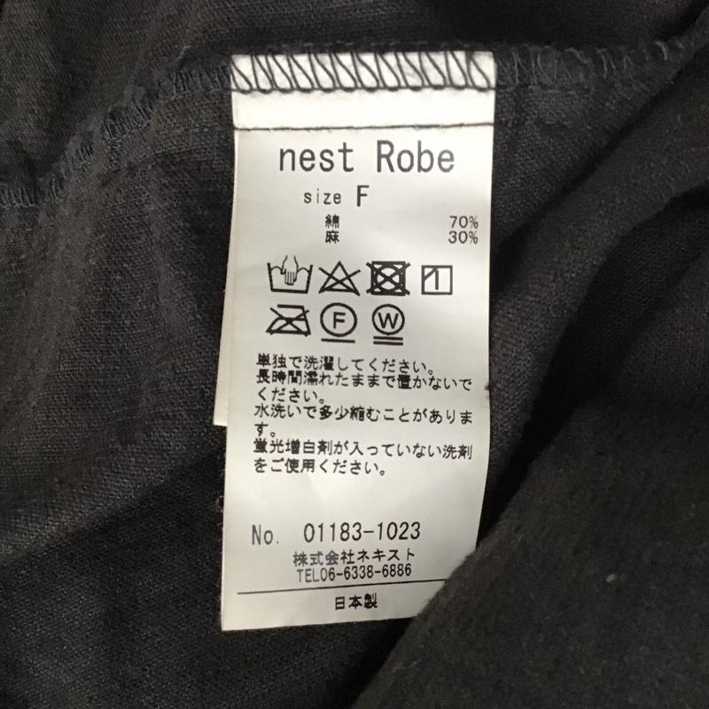 ネストローブ nest Robe ジャケット、上着 ジャケット、ブレザー 01183-1023 コットンリネン コーデュロイ FREE 無地 ダークブラウン / ダークブラウン / レディース USED 古着 中古 10076691