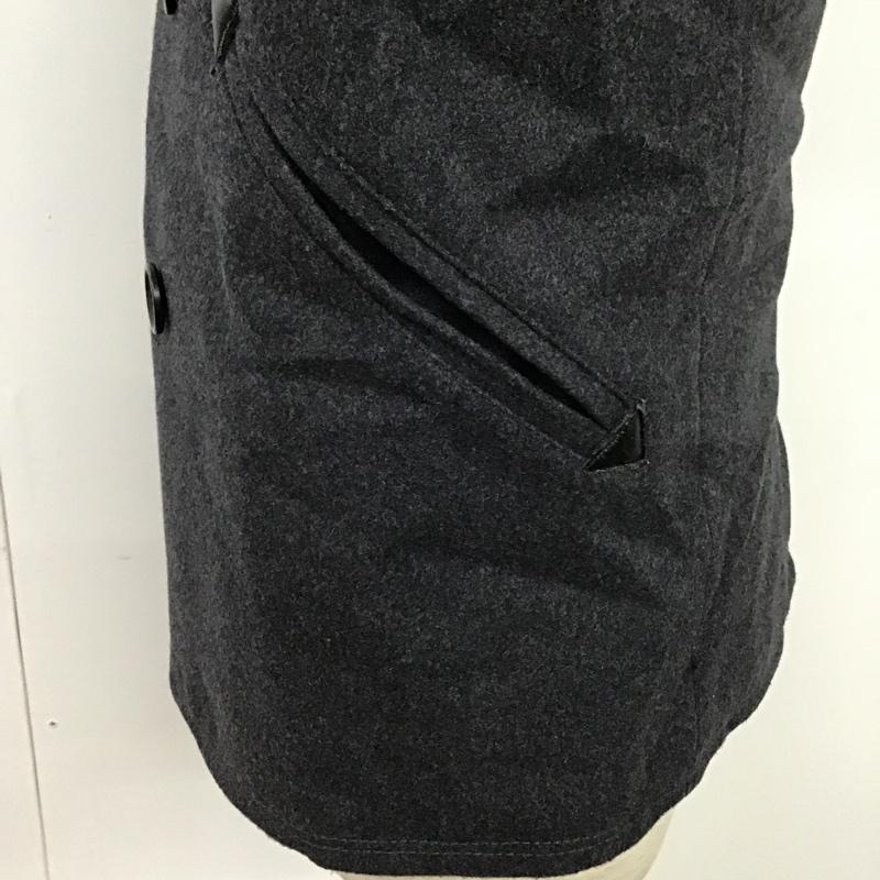 アズールバイマウジー AZUL BY MOUSSY コート ピーコート 2515A230-0010 S 無地 ダークグレー / ダークグレー / メンズ USED 古着 中古 10076746