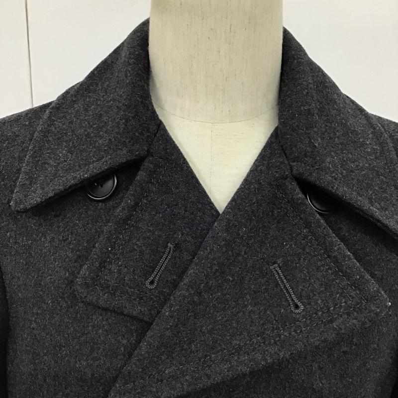 アズールバイマウジー AZUL BY MOUSSY コート ピーコート 2515A230-0010 S 無地 ダークグレー / ダークグレー / メンズ USED 古着 中古 10076746