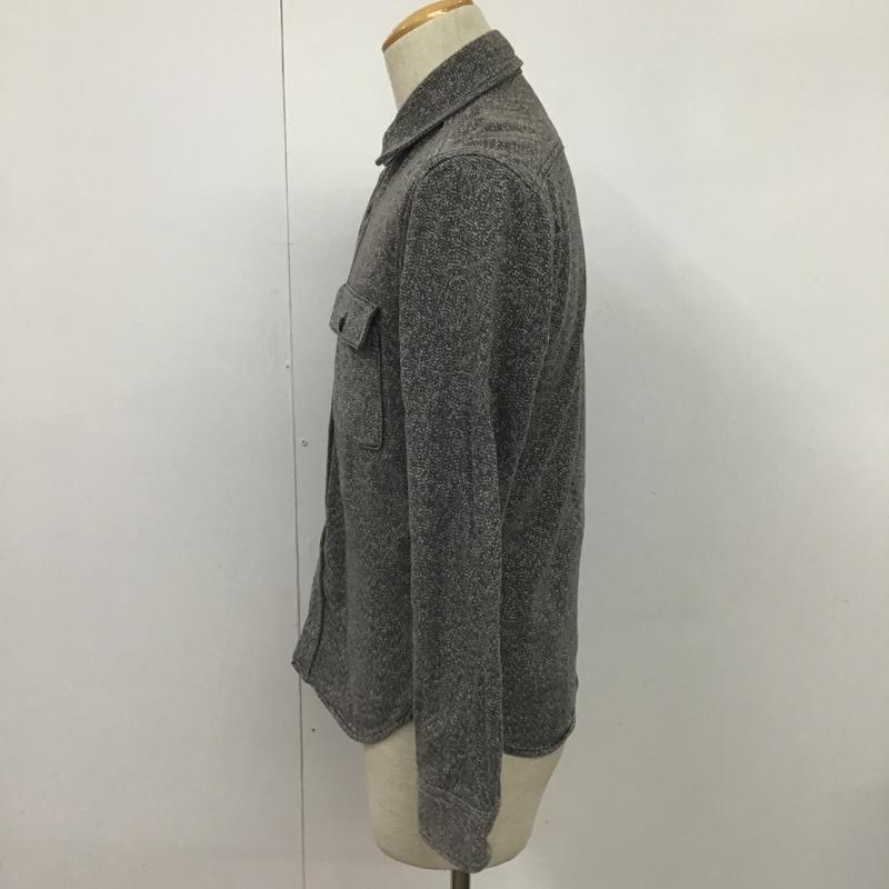 ジェラード JELADO シャツ、ブラウス 長袖 ワークシャツ 無地 灰 / グレー / メンズ USED 古着 中古 10076760