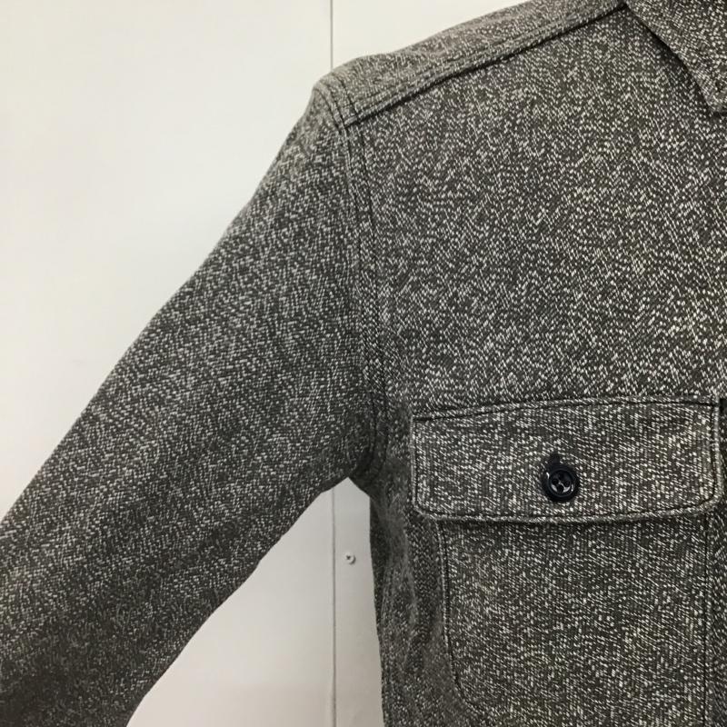 ジェラード JELADO シャツ、ブラウス 長袖 ワークシャツ 無地 灰 / グレー / メンズ USED 古着 中古 10076760
