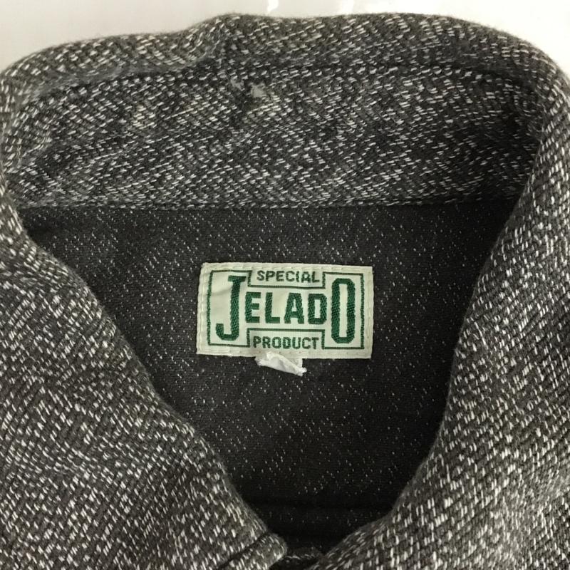 ジェラード JELADO シャツ、ブラウス 長袖 ワークシャツ 無地 灰 / グレー / メンズ USED 古着 中古 10076760