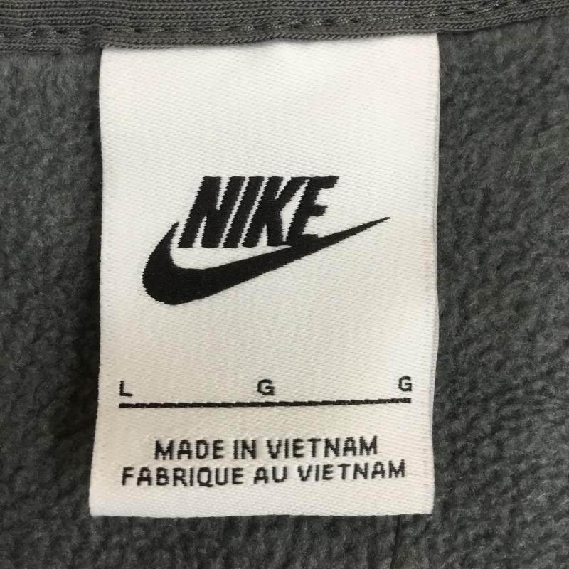 ナイキ NIKE パーカー 長袖 ウィンター フリース フルジップ フーディ DD4883-068 タグ付 L ロゴ、文字 灰 / グレー / メンズ USED 古着 中古 10076829