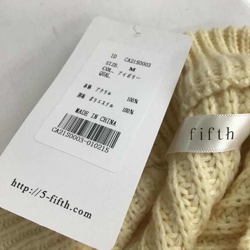 フィフス fifth ワンピース ロングスカート CA21S0003 ドッキングニットワンピース M 無地 アイボリー / アイボリー / レディース USED 古着 中古 10076863