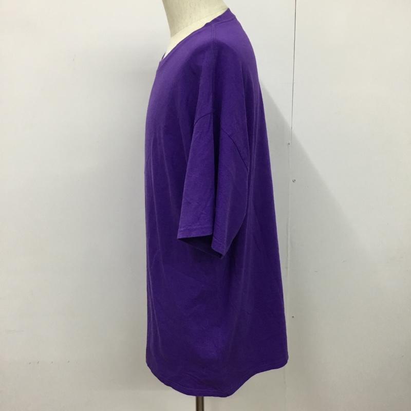 チャンピオン Champion Tシャツ 半袖 011919033355 クルーネック XL ワンポイント 紫 / パープル / メンズ USED 古着 中古 10076972