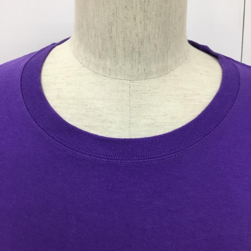 チャンピオン Champion Tシャツ 半袖 011919033355 クルーネック XL ワンポイント 紫 / パープル / メンズ USED 古着 中古 10076972