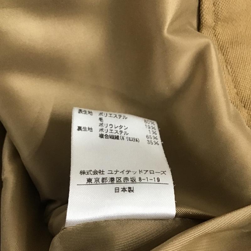 ユナイテッドアローズ ビューティ&ユース UNITED ARROWS BEAUTY & YOUTH パンツ スラックス M 無地 茶 / ブラウン / レディース USED 古着 中古 10076996