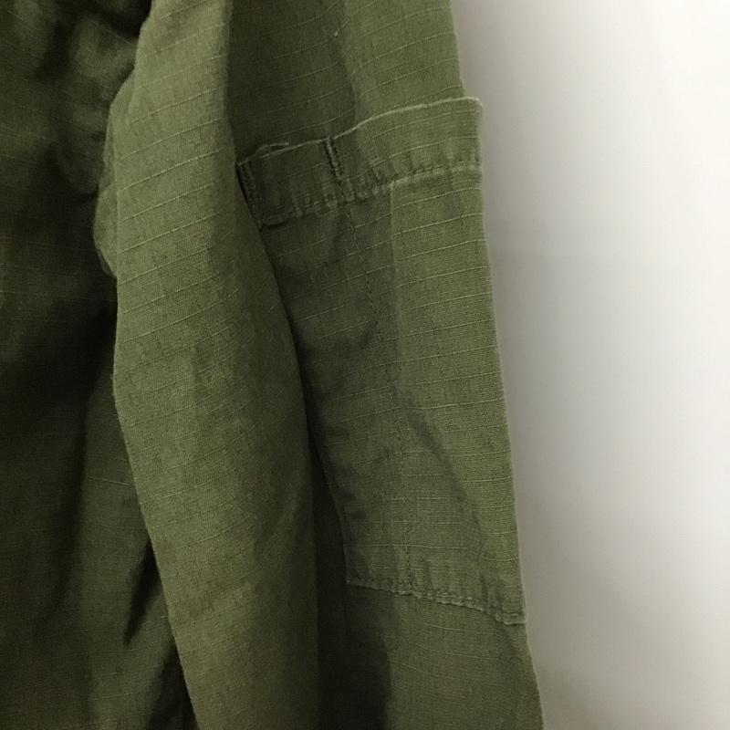 古着 USED シャツ、ブラウス 長袖 ミリタリーシャツ 無地 カーキ / カーキ / レディース USED 古着 中古 10077037