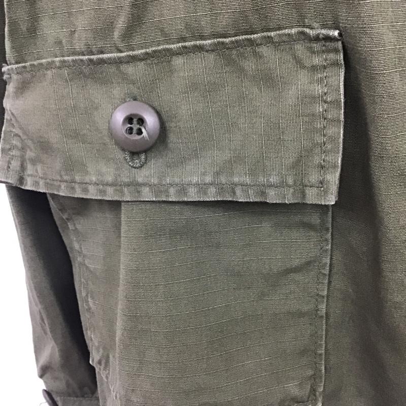 古着 USED シャツ、ブラウス 長袖 ミリタリーシャツ 無地 カーキ / カーキ / レディース USED 古着 中古 10077037