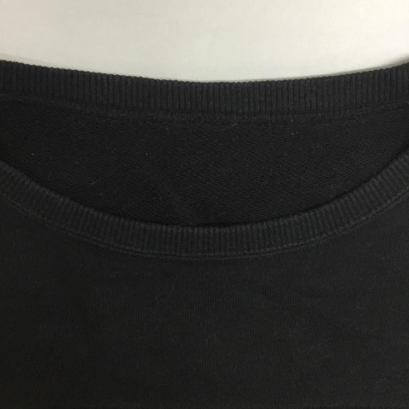 ユニフォームエクスペリメント uniform experiment トレーナー 半袖 2 無地 黒 / ブラック / メンズ USED 古着 中古 10077073