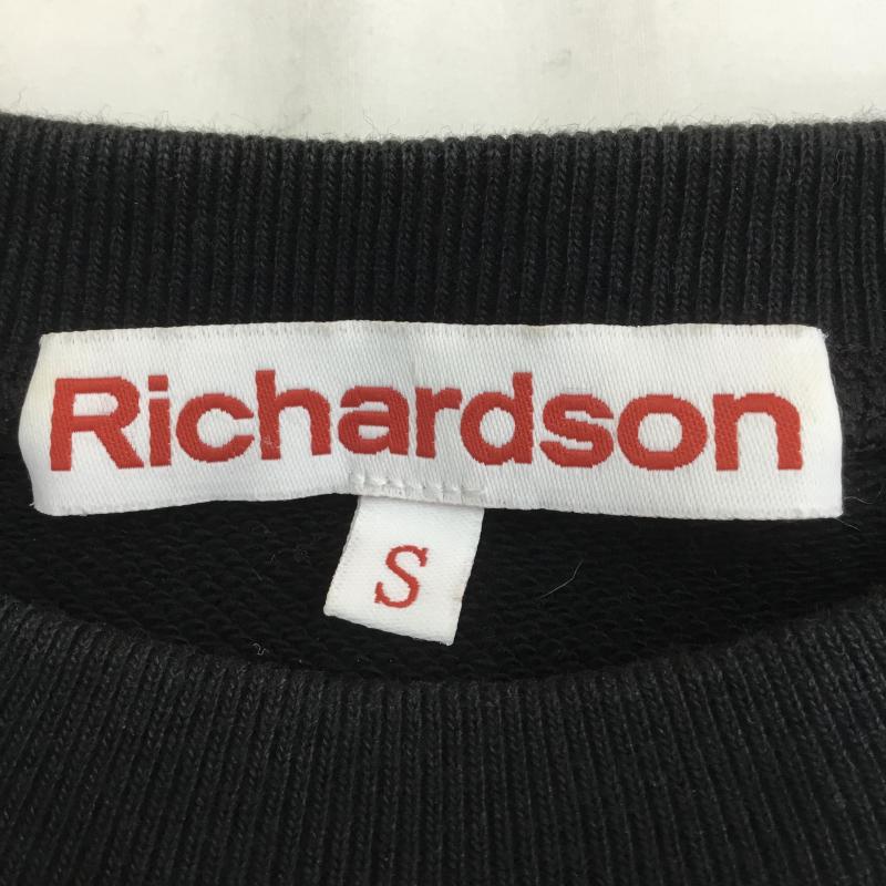 リチャードソン RICHARDSON トレーナー 長袖 S ロゴ、文字 黒 / ブラック / メンズ USED 古着 中古 10077120