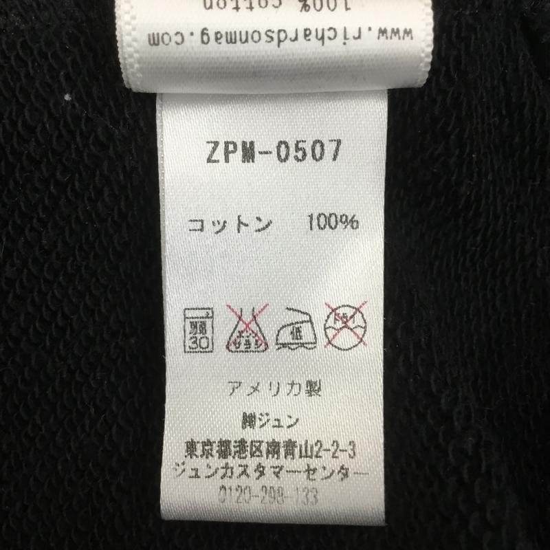 リチャードソン RICHARDSON トレーナー 長袖 S ロゴ、文字 黒 / ブラック / メンズ USED 古着 中古 10077120