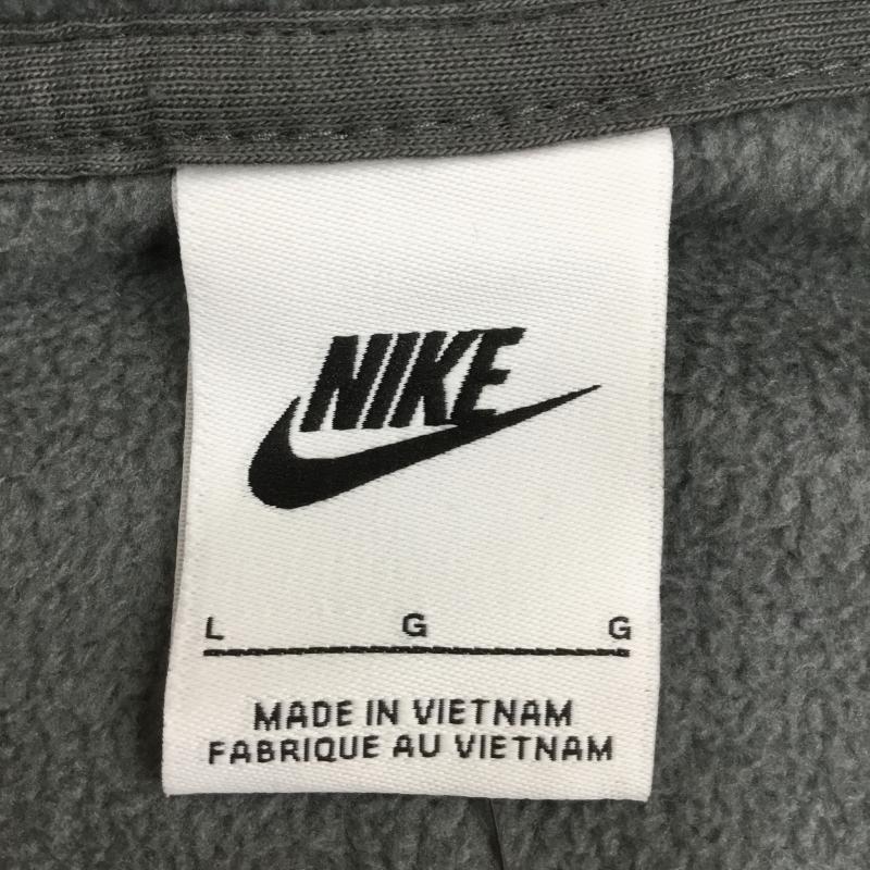 ナイキ NIKE パーカー 長袖 ウィンター フリース フルジップ フーディ DD4883-068 タグ付 L ロゴ、文字 灰 / グレー / メンズ USED 古着 中古 10077125