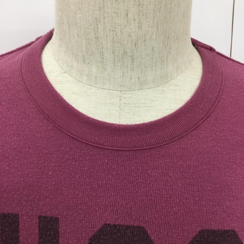 アベイシングエイプ A BATHING APE Tシャツ 半袖 USS S ロゴ、文字 紫 / パープル / メンズ USED 古着 中古 10077160