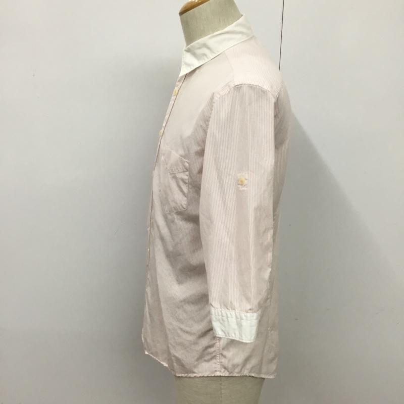 ピーエスポールスミス PS Paul Smith シャツ、ブラウス 七分袖 M ストライプ マルチカラー / マルチカラー / メンズ USED 古着 中古 10077248