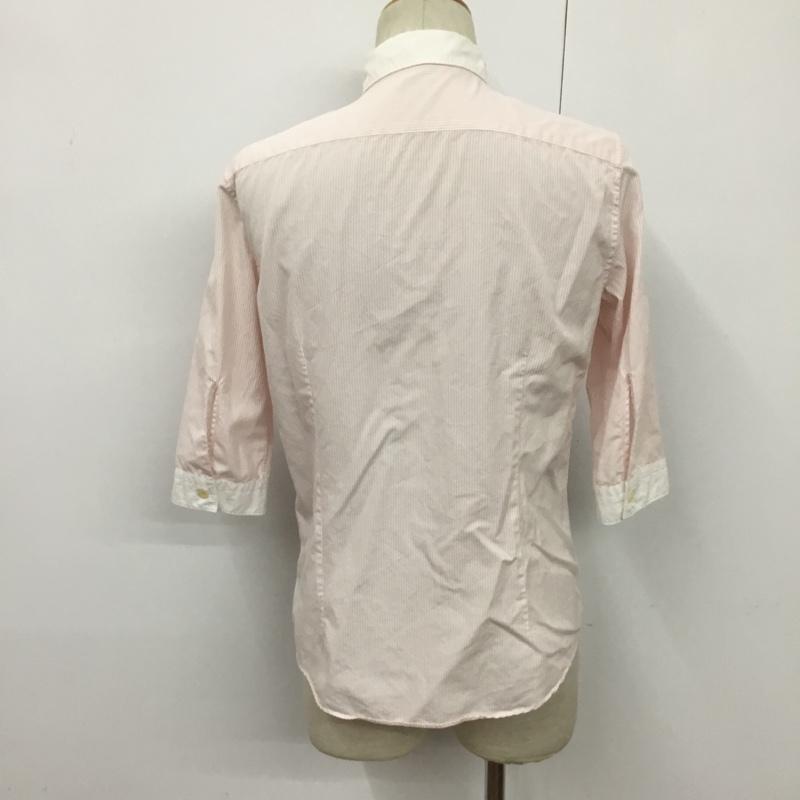 ピーエスポールスミス PS Paul Smith シャツ、ブラウス 七分袖 M ストライプ マルチカラー / マルチカラー / メンズ USED 古着 中古 10077248
