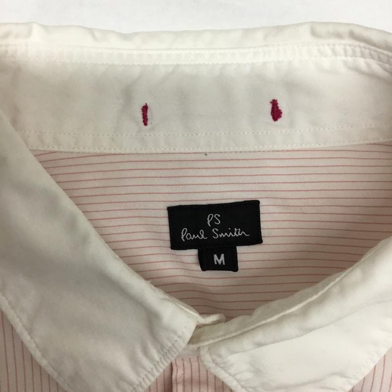 ピーエスポールスミス PS Paul Smith シャツ、ブラウス 七分袖 M ストライプ マルチカラー / マルチカラー / メンズ USED 古着 中古 10077248