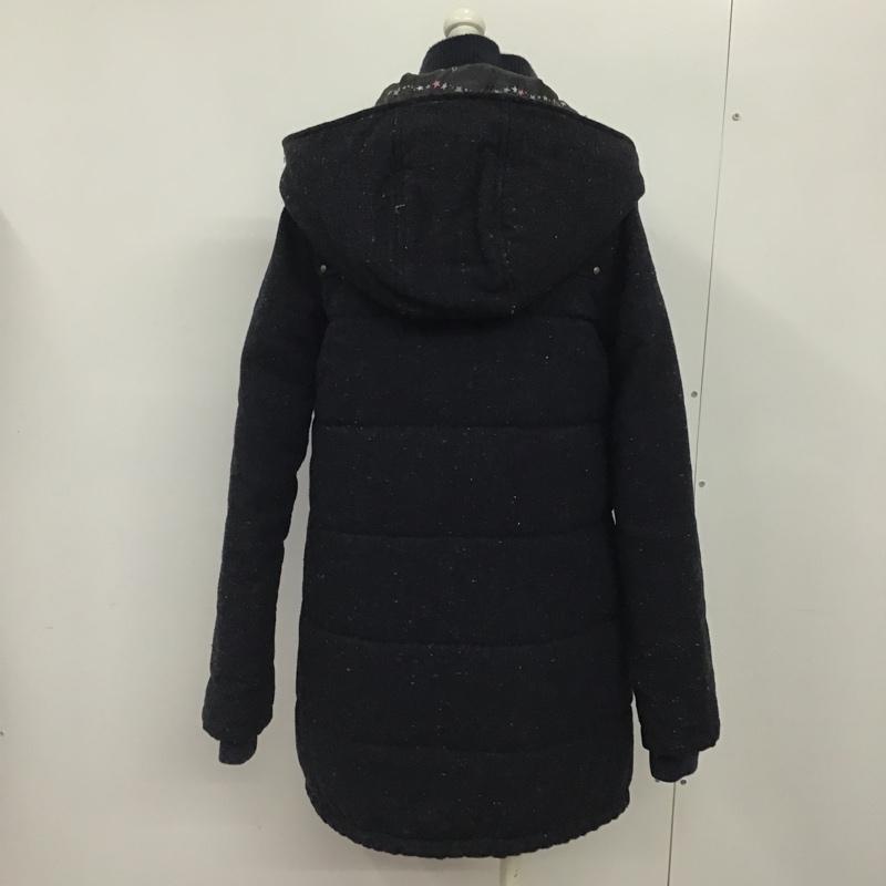エックスガール X-girl×BURTON コート コート一般 1 無地 紺 / ネイビー / レディース USED 古着 中古 10077275