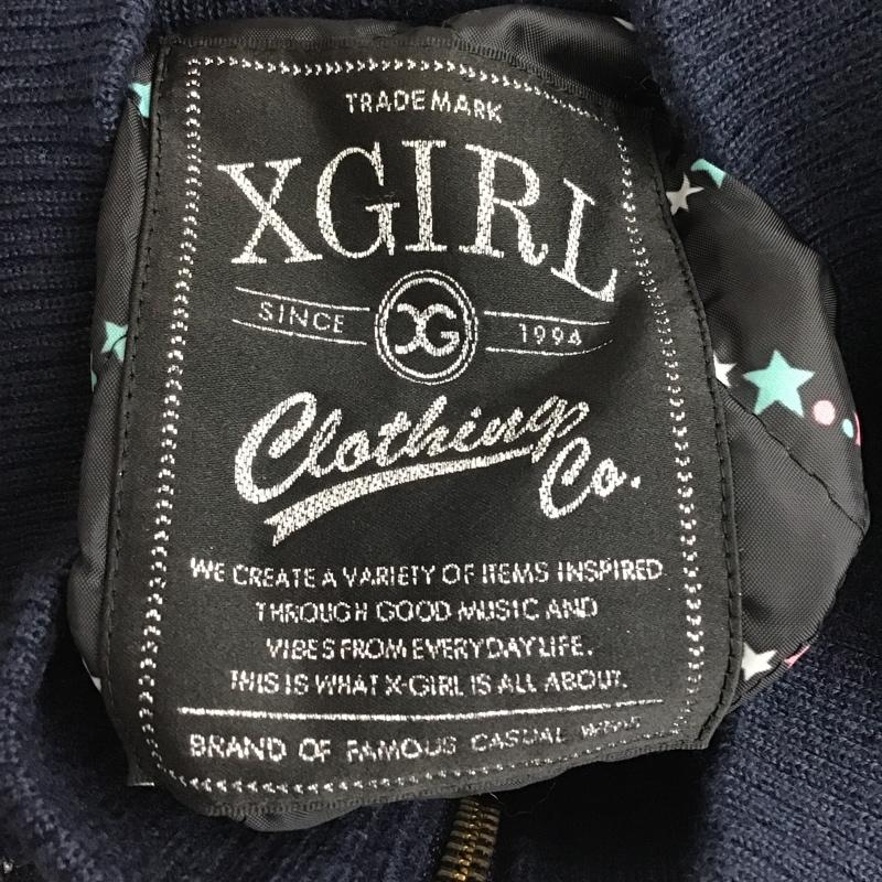 エックスガール X-girl×BURTON コート コート一般 1 無地 紺 / ネイビー / レディース USED 古着 中古 10077275