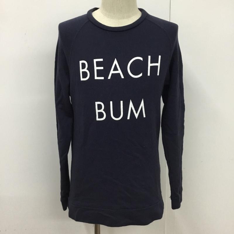 ホリデーズコンフォート HOLIDAYS COMFORT トレーナー 長袖 L ロゴ、文字 紺 / ネイビー / メンズ USED 古着 中古 10077337