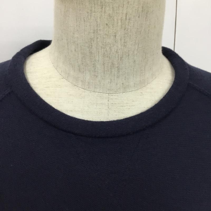 ホリデーズコンフォート HOLIDAYS COMFORT トレーナー 長袖 L ロゴ、文字 紺 / ネイビー / メンズ USED 古着 中古 10077337