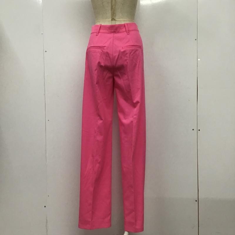 ベルシュカ Bershka パンツ スラックス カラーパンツ 36 無地 桃 / ピンク / レディース USED 古着 中古 10077379