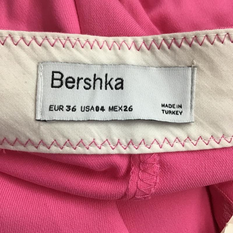 ベルシュカ Bershka パンツ スラックス カラーパンツ 36 無地 桃 / ピンク / レディース USED 古着 中古 10077379