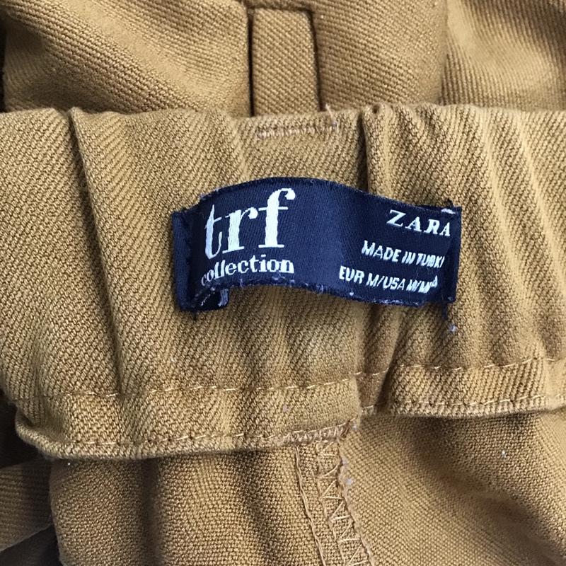 ザラ ZARA パンツ スラックス M 無地 茶 / ブラウン / レディース USED 古着 中古 10077382