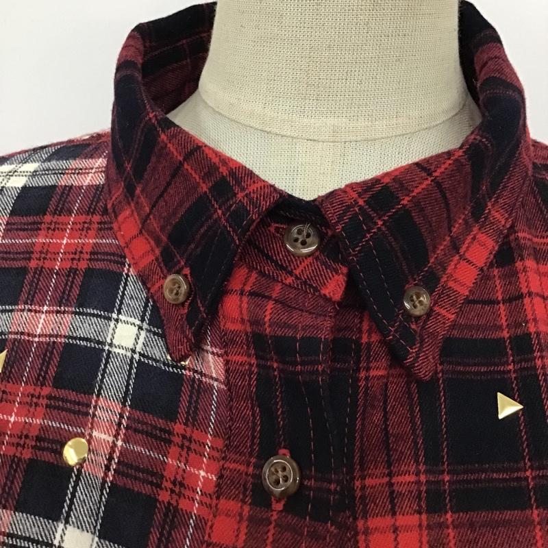 ジュエティ jouetie シャツ、ブラウス 長袖 M チェック マルチカラー / マルチカラー / レディース USED 古着 中古 10077383