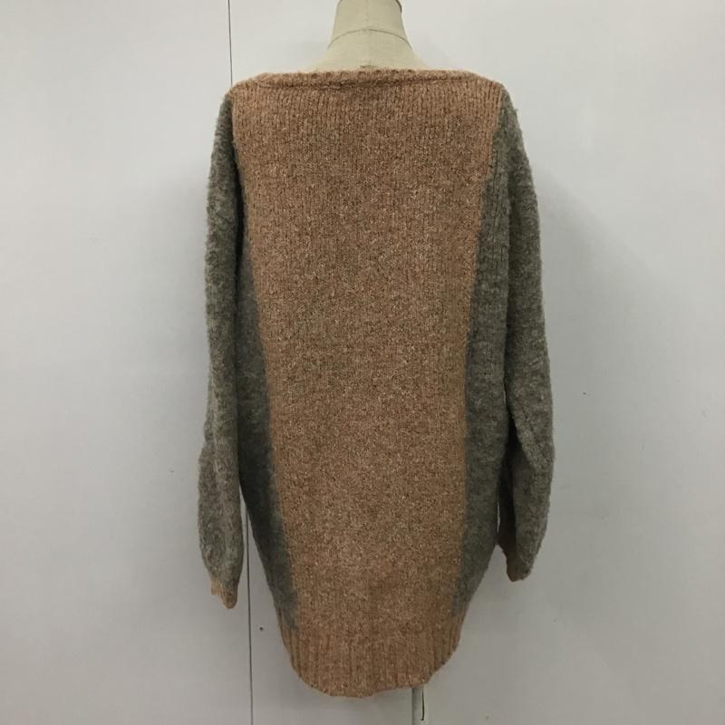 スタディオクリップ studio CLIP ニット、セーター 長袖 M 無地 マルチカラー / マルチカラー / レディース USED 古着 中古 10077434